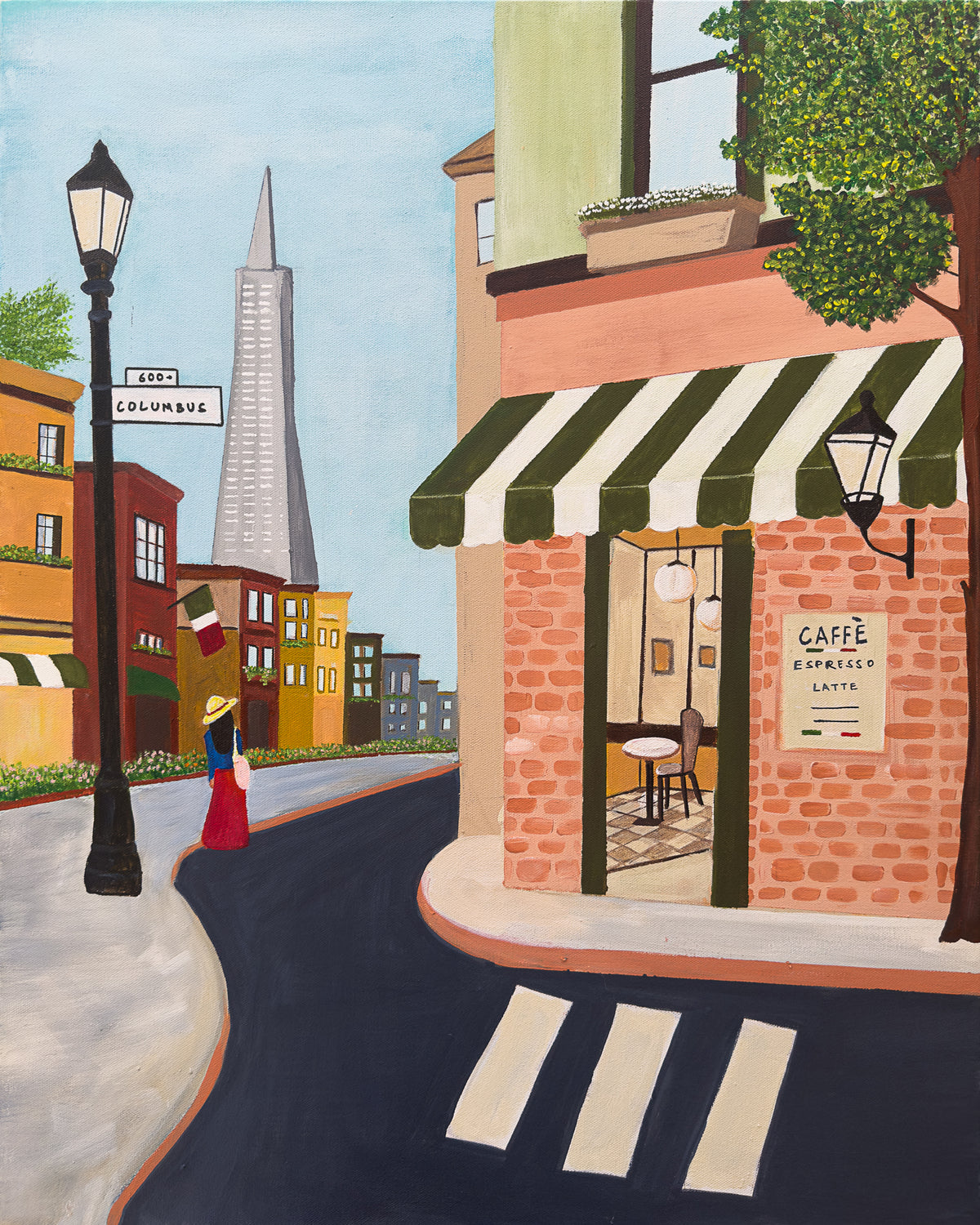 Coffee in North Beach - Original Art