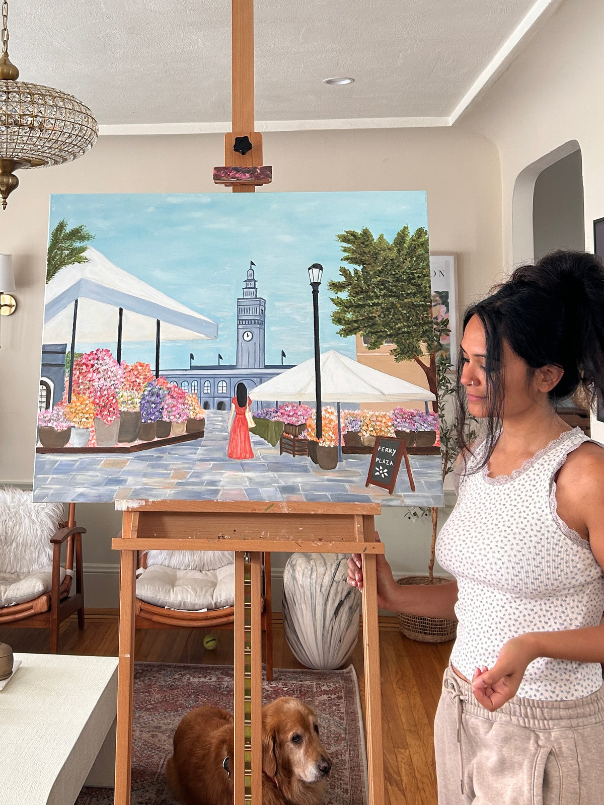 Saturday at the Ferry Building  - Original Art