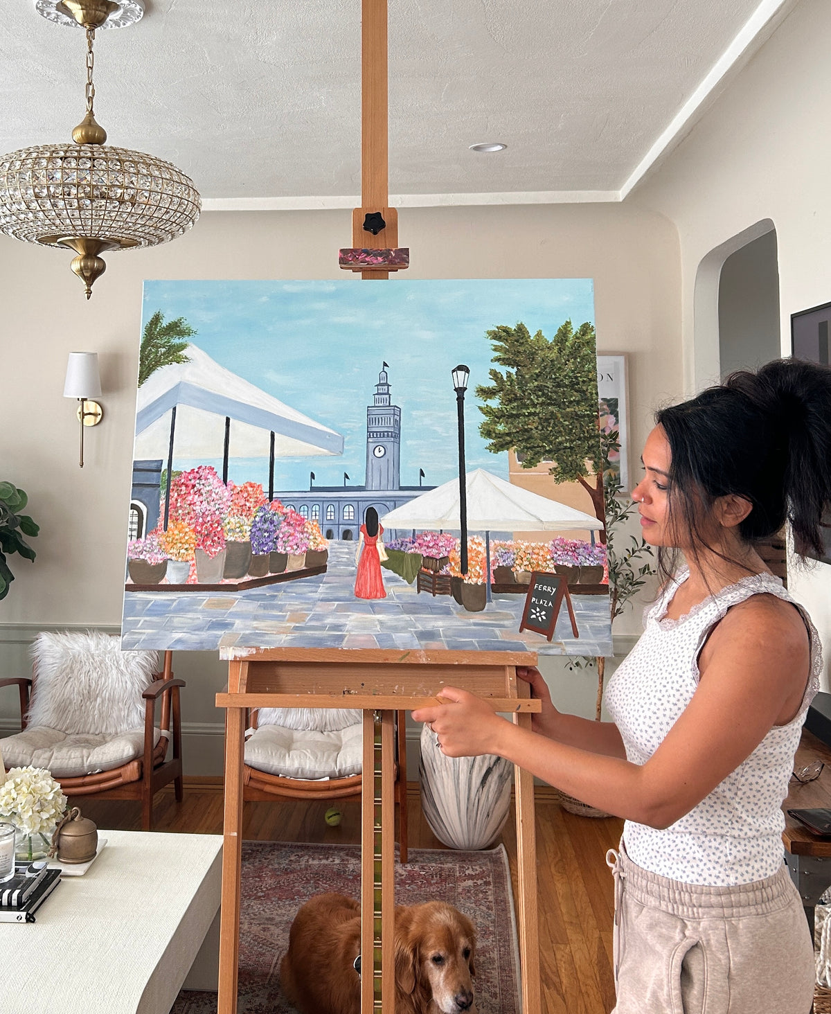 Saturday at the Ferry Building  - Original Art