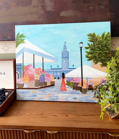 Saturday at the Ferry Building  - Original Art