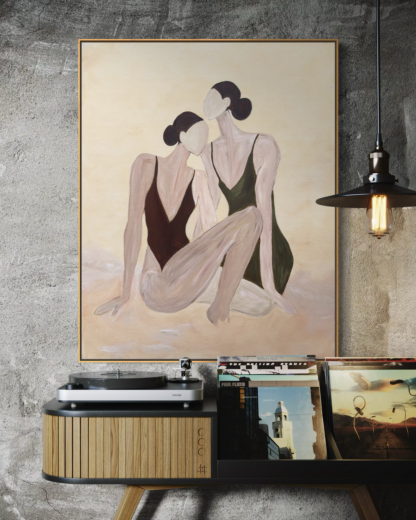 Between Us - Original Art
