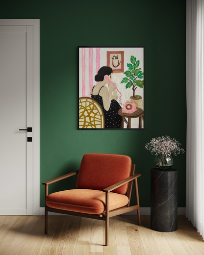 Long Distance - Original Framed Art