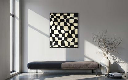 Static Sunday - Original Framed Art