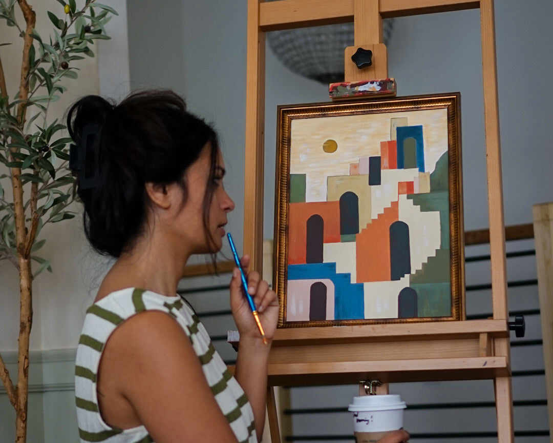 The Village - Original Framed Art